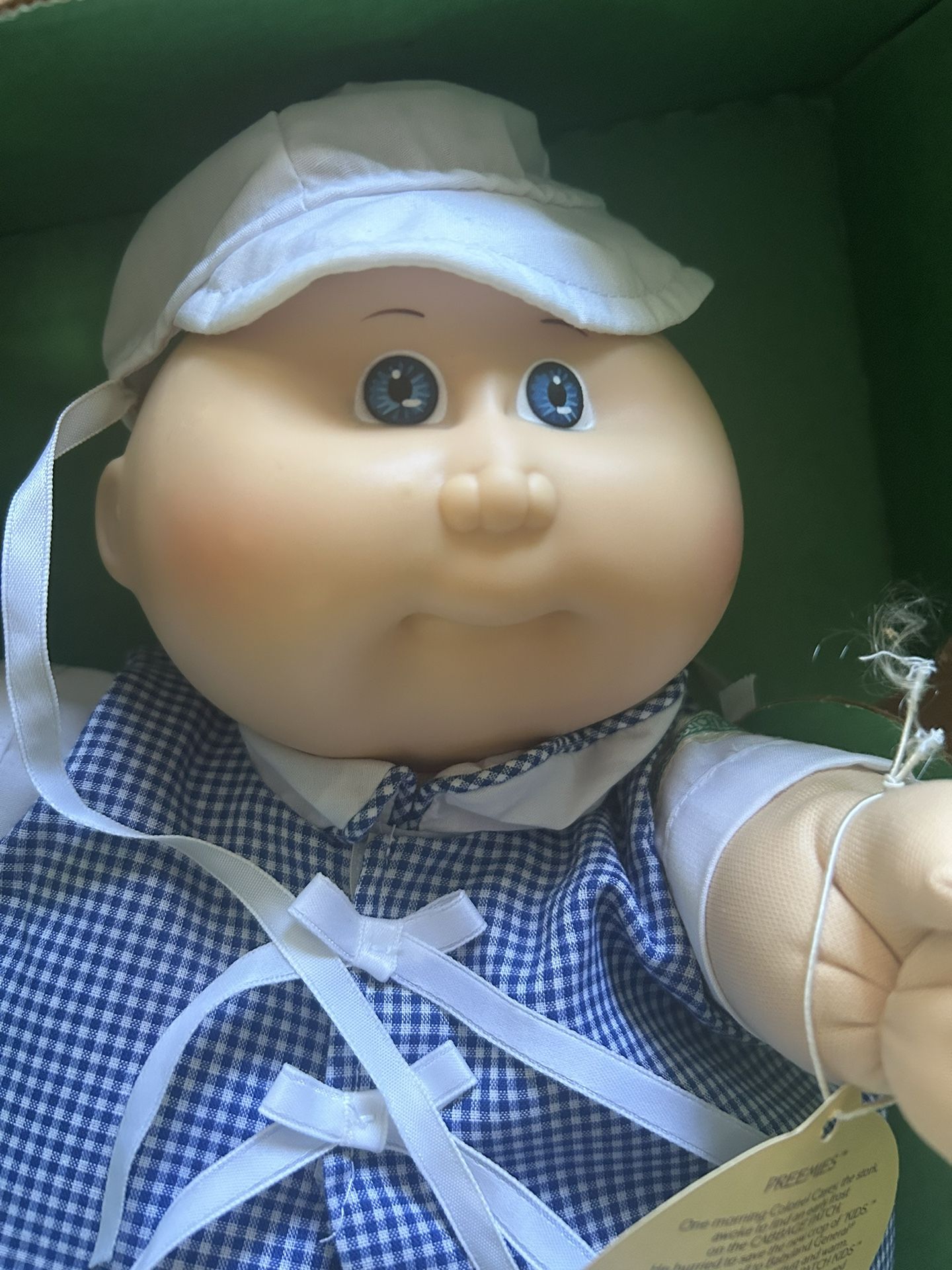 Cabbage Patch Doll Preemie. Original Box with Papers. 1985