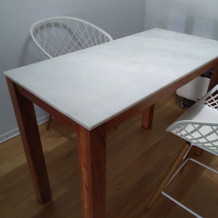 CB2 Palate Marble High Dining Table Moving Sale for Sale in Chula Vista CA OfferUp