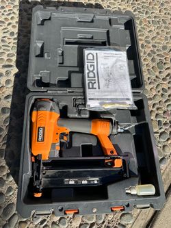 RIGID Straight Finish Nailer In Excellent Condition