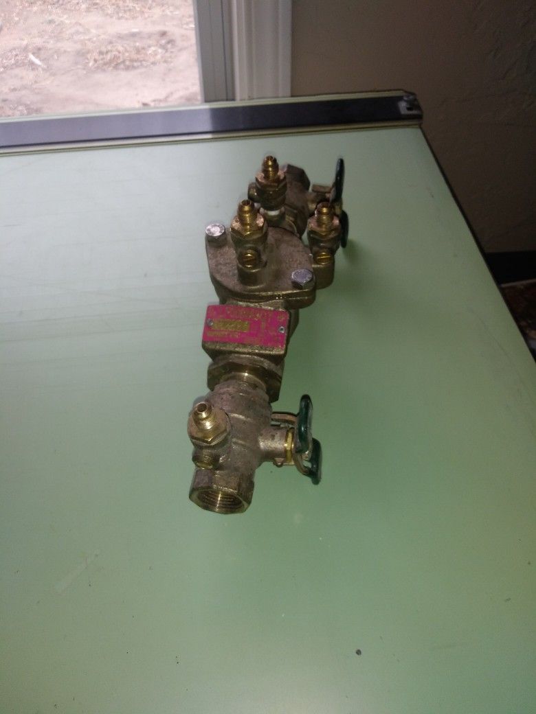 3/4" Watts Reduced Pressure Backflow Preventer