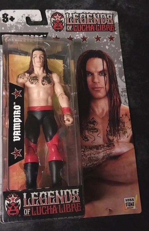 WWE Vampiro Toy Action Figure NEW Legends Of Lucha Libre 