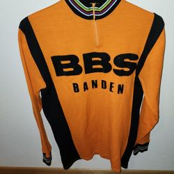 70's Banden BBS Wool Cycling Jersey Med Exc Cond