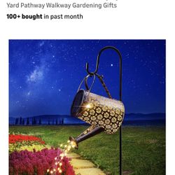 Lureshine New Outdoor Solar Watering Can W Lights
