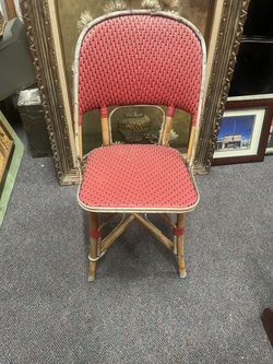 Vintage French bistro chair maison drucker needs redo