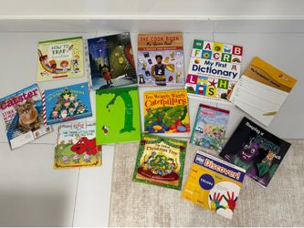 School Children kids Books reading lot