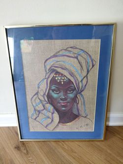 African Beautiful Lady by W.M. Otto