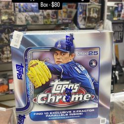2025 Topps Chrome Baseball Mega Box