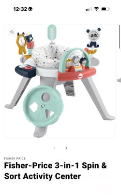 Fisher-Price 3-in-1 Spin & Sort Activity Center