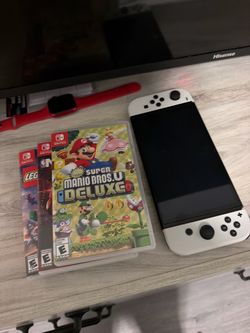 Nintendo switch OLED comes with 6 games