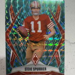 2025 Panini Phoenix - STEVE SPURRIER - Teal Pyramids /225 49ers HOF