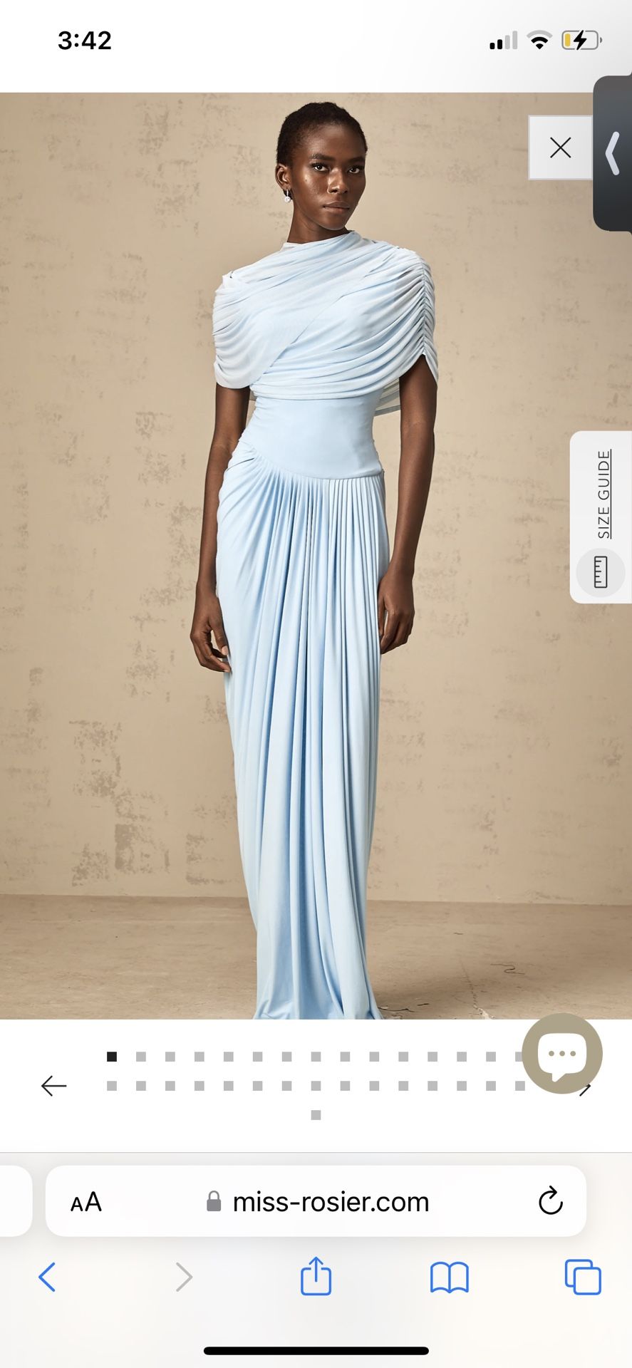 Miss Rosier Light Blue Dress XS - Brand New