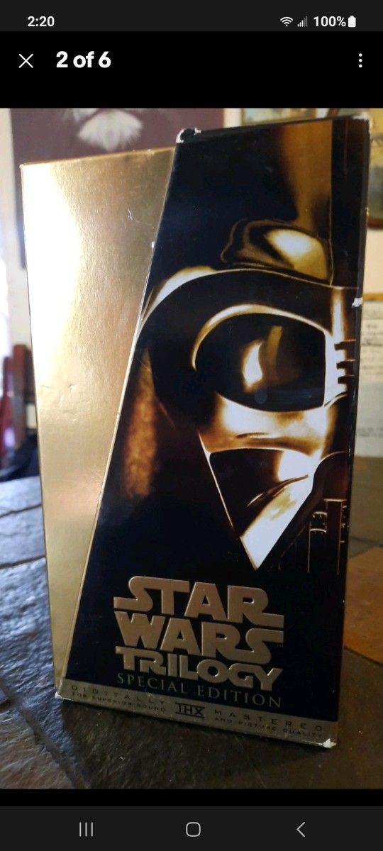 Star Wars Trilogy 1997 VHS Box Set Lucas Films Fox Wide-screen