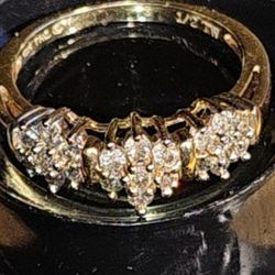 10k Gold 1/4 Carat  Diamonds 