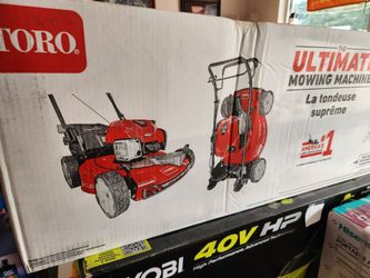 Toro smartstow 22" self-propelled gas mower