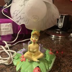 Vintage Disney Tinkerbell Lamp