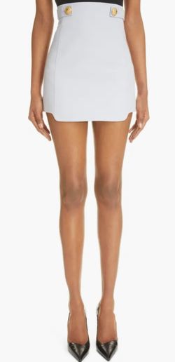 Balmain Wool Skirt 