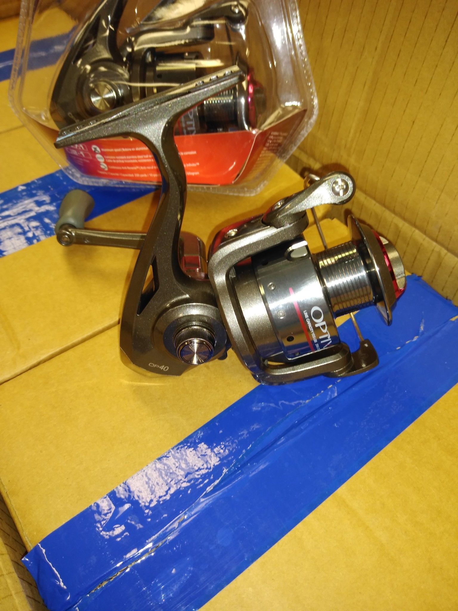 Quantum optix 40 fishing reel