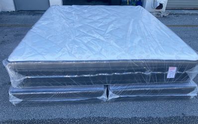 NEW MATTRESS KING SIZE PILLOW TOP WITH BOX SPRING