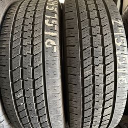 LT245/75/16 Pair Of Two Used Tires