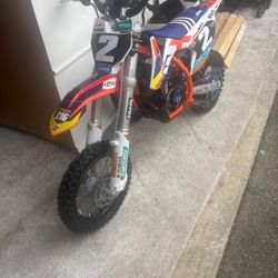 Motorcycle KTM Orange And Black 