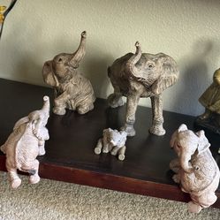 5 elephants home decore