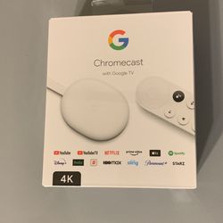 Google Chromecast Streaming Device 4K