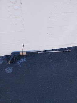 Use pressure cleaner gun with nozzles