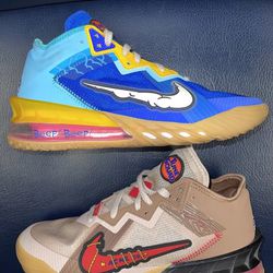 Size 8.5 - Nike Space Jam x LeBron 18 Low Wile E. x Roadrunner