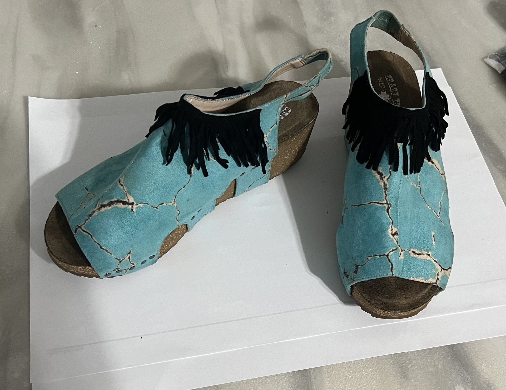 Size 10 CRAZY TRAIN Shoes/suede