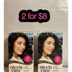 (2) Clairol nice’n easy permanent (2BB blue black) 