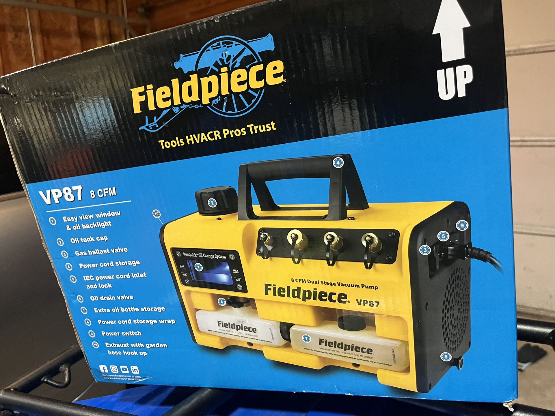 Field Piece Vacuum Pump Brand New 