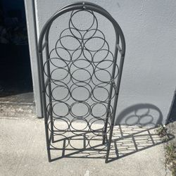 New Metal Wine Rack 36” High X 15” Wide X 7” Deep 