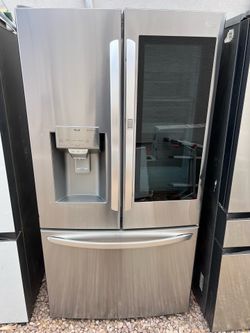 LG Stainless Steel Counter Depth Insta View Refrigerator