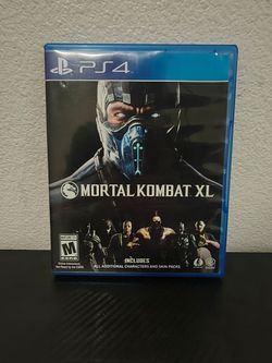 Look at Description Selling a copy of Mortal Kombat XL for the PlayStation 4.