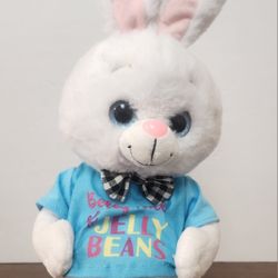 Gemmy Musical Animated Belly Shaking Bunny Dancing Animated Plush Easter 