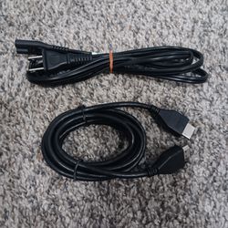 Power Cord And Hdmi Cord 