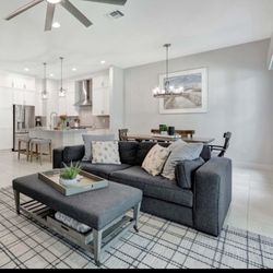 Moby 2 Seater Sofa & Ottoman 