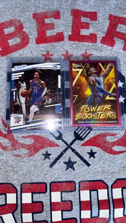 2021/24 NBA Panini Prestige/Topps Chrome SGA/Mann RC/Refractor Cards! NRM/M Cond/ 2 total cards!