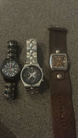 Fossil watches 3 for $75
