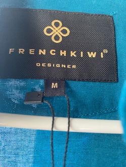 French Kiwi Designer Teal Garment Size M
