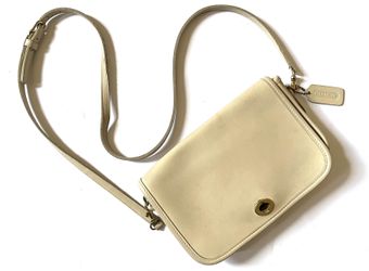 Beige Coach Shoulder Bag