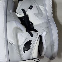 Jordan 1 High React Grey Fog Mens 9.5 New