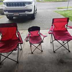 Move out sale - 3 Folding Camping Chairs