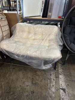 New 2-Person Outdoor Patio Double Rocking Papasan Egg ChairEgg Loveseat 620 lbs capacity