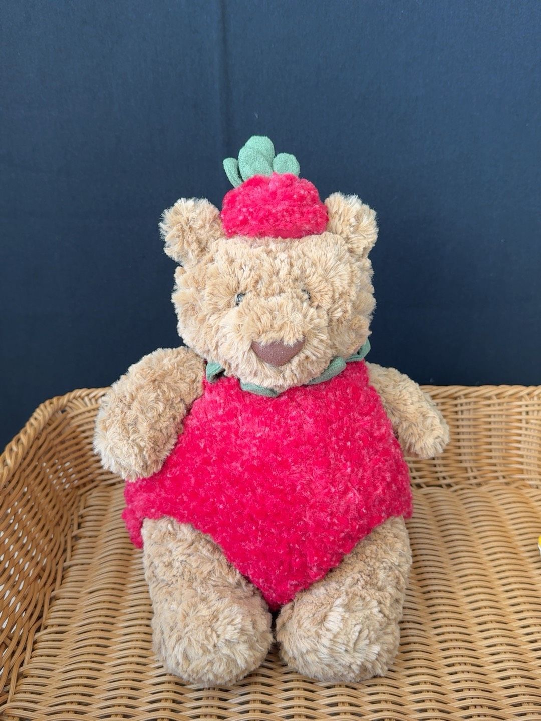 Jellycat Strawberry Bartholomew Bear-BNWT& HTF& Retired