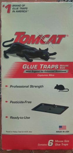 Tomcat Mouse Size Glue Traps 6-Pack