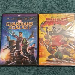 $5 Each New Sealed DVD Guardians Of The galaxy And King fu Panda 