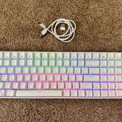 White Mechanical Keyboard 