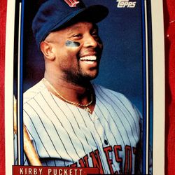 KIRBY PUCKETT 95 TOPPS CARD # 575