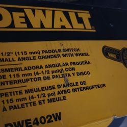 Dewalt Small Angle Grinder Corded New $120 